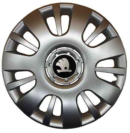 Автомобильные модельные колпаки R14 Skoda 222 4шт, SJS, серебряные Киев