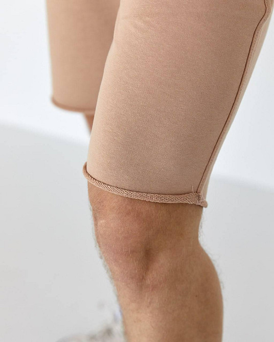 Шорти чоловічі трикотажні Бежевий XXL Харків - фото 4