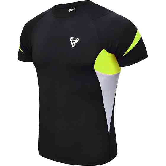 Рашгард із коротким рукавом RDX Lycra Green XL Каменское