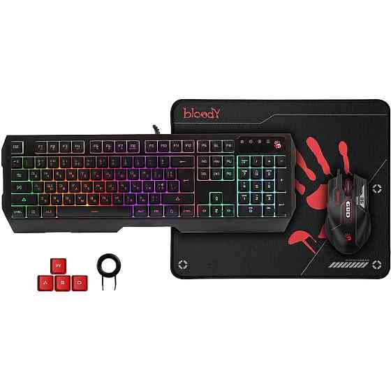 Комплект (клавіатура, миша) A4Tech B1700 Bloody Black ( Чорний ) Харьков