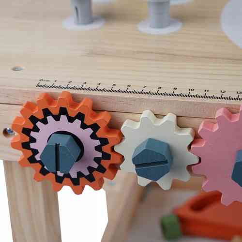 Детская игровая мастерская с деревянными инструментами 3в1 Kruzzel (26546) Нововолынск