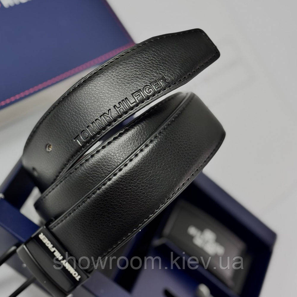 Ремень и две пряжки в подарочной коробке TH (065) Киев - изображение 6