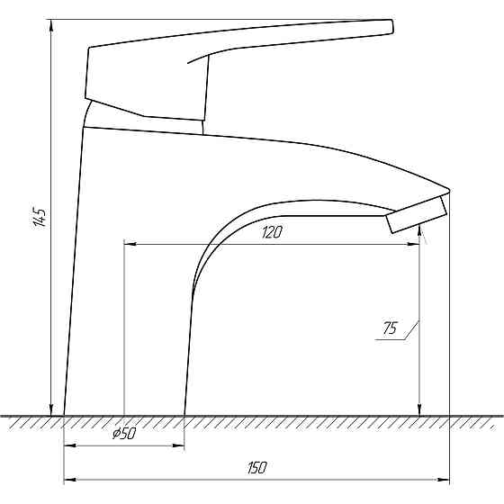 Змішувач для умивальника DOMINO SIRIUS DSV-101 Киев