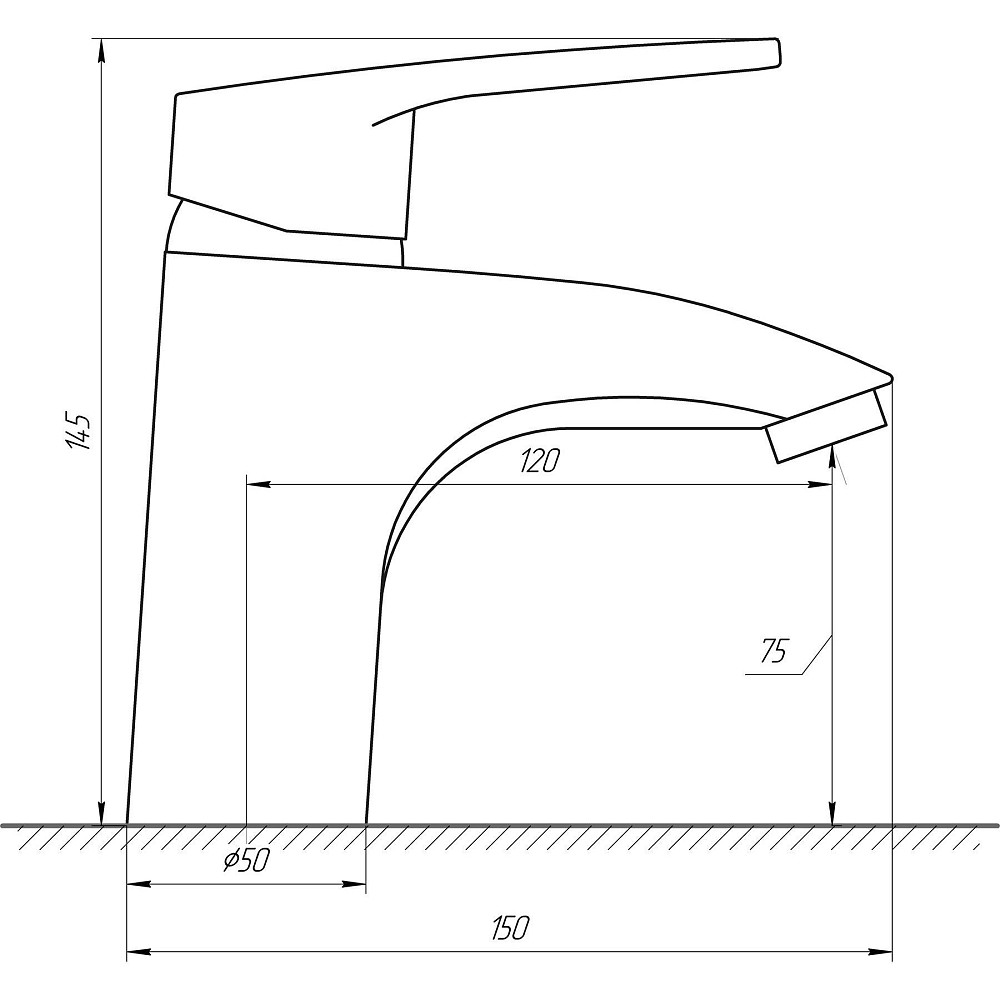Змішувач для умивальника DOMINO SIRIUS DSV-101 Тернопіль - фото 4