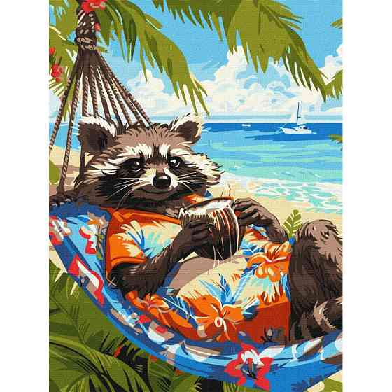 Картина за номерами "Тропічний відпочинок" ©art_selena_ua KHO6652, 30х40 см Вінниця