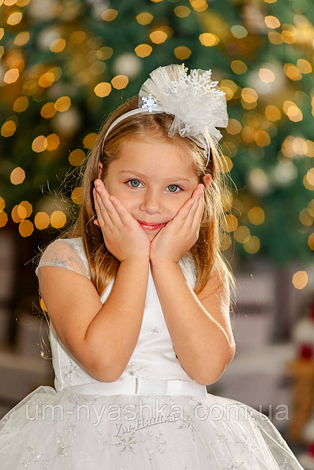 Платье Снежинка нарядное белое платье со снежинками Снежинка со снежинками Кривой Рог - изображение 6