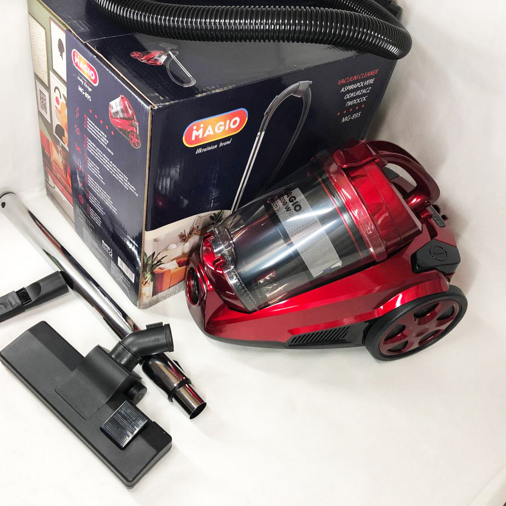 Топ пылесосов контейнерных Magio MG-895, Пылесос с турбощеткой, Пылесос качественный NI-671 для дома Киев - изображение 9