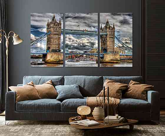 Модульная картина в гостиную / спальню   Тауерський міст   ART-002_3A 100х150 см Киев
