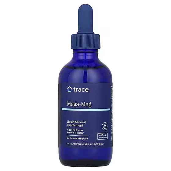 Ионный магний с минералами Trace Minerals Research Mega-Mag 400 мг 118 мл Киев