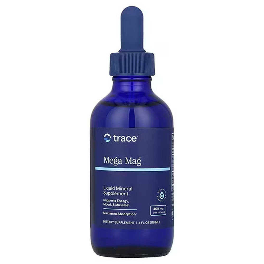 Ионный магний с минералами Trace Minerals Research Mega-Mag 400 мг 118 мл Киев - изображение 1