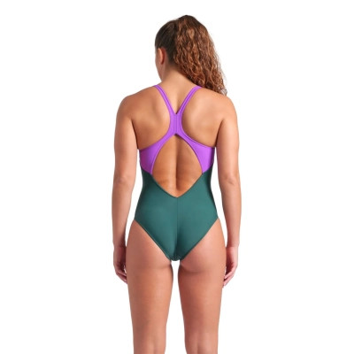 Купальник Arena Bright Glare Swimsuit V Back 008930-690 зелений 44 (3468337533696) Винница - изображение 2