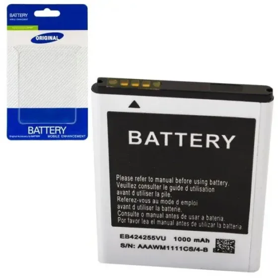 Акумулятор EB424255VU 1000 mAh для Samsung S3850 S5222 Днепр