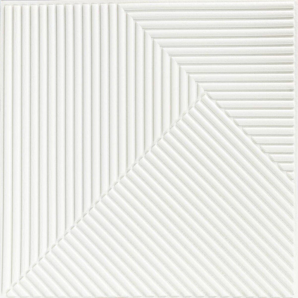 Декоративная самоклеящаяся 3D панель Бамбук белая Киев - изображение 1