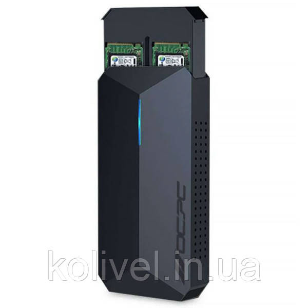 Зовнішня кишеня для SSD M.2 PCIe OCPC AZURRO DUO (OCAZZM2ECSD) Київ - фото 5