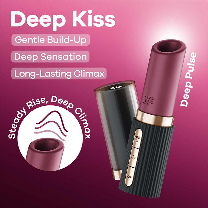 Вакуумний стимулятор Satisfyer Deep Kiss Sex Aura Київ - фото 3