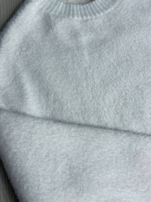 Светр жіночий Fancy Matinee 5977 ангора базовий, білий, one size Київ - фото 12