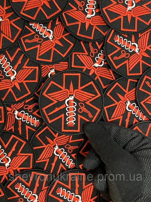 Шеврон Медик (Форма коло. На липучці) Розмір 8см у діаметрі Київ - фото 6