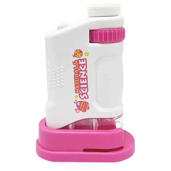 Дитяча іграшка "Мікроскоп" 3108B(Pink) щипці, скло в комплекті Вінниця