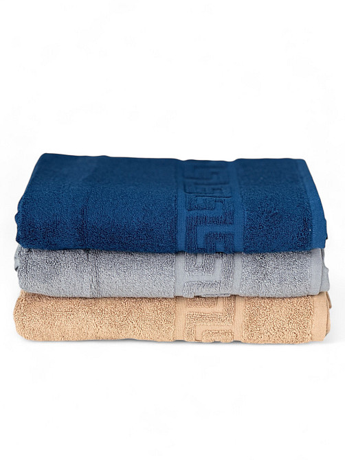 Банное махровое полотенце Ideal Textile Versace 70х140 см 500 г/м2 (56860423) Черновцы - изображение 1