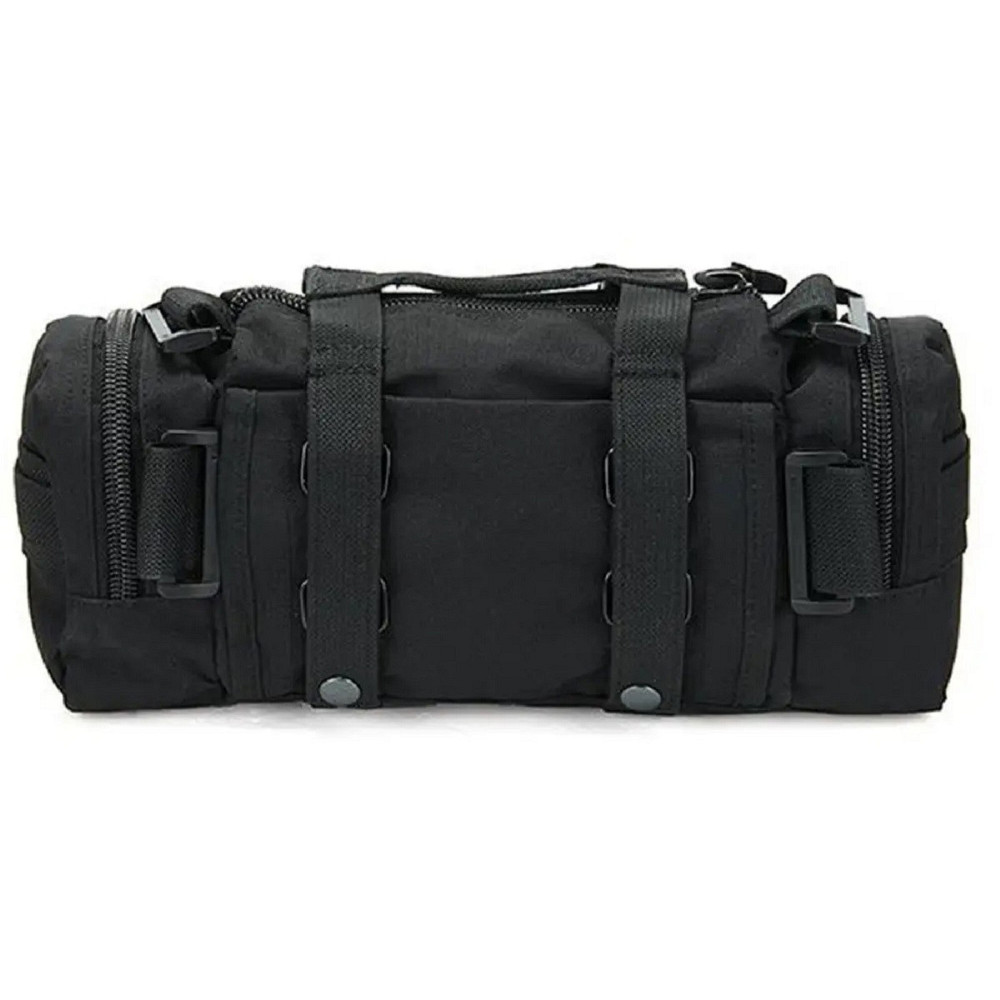 Сумка тактична навісна чорна Київ - фото 3