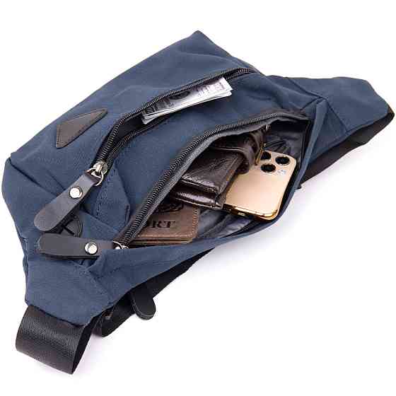 Бананка нейлон Vintage 20637 Темно-синяя Киев