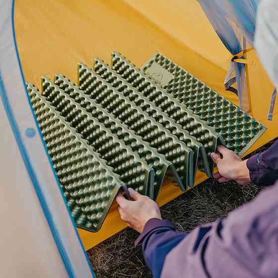 Килимок складаний IXPE Naturehike CNK2450WS044 алюмінієва плівка (195x60х1.8 см) Зелений Вінниця