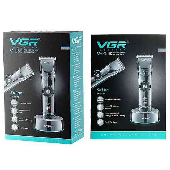 Профессиональная машинка для стрижки волос VGR V-256 + 6 насадок Киев