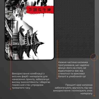 Килимок для мишки GamePro Speed/Control White (MP085BW) Вінниця