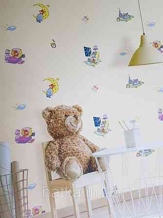 Шпалери вінілові на флізеліні AdaWall Ada Kids метрові дитячі Том і Джеррі сюжети на пісочному Київ
