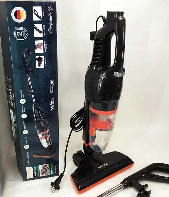 НЕМЕЦКИЙ Вертикальный ручной пылесос Rainberg RB-2266 шнур 3м 2500 Вт. Харьков - изображение 5