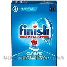 Таблетки Для посудомийних Машин Finish Classic 100 штучно Виноградів - фото 3