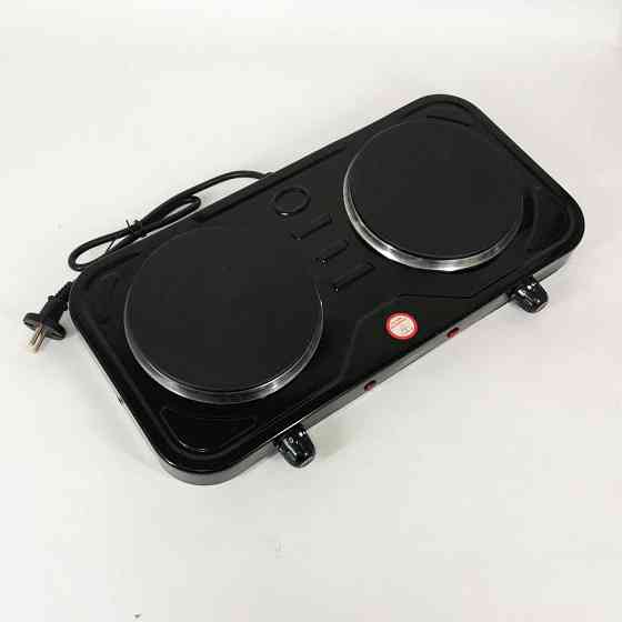 Плита побутова переносна Suntera DP-1925 черная, Електрична плита на дві конфорки для столу EO-25 Івано-Франківськ