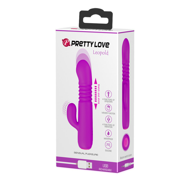 Вибратор с ротацией Pretty Love Leopold Sex Aura Киев - изображение 1