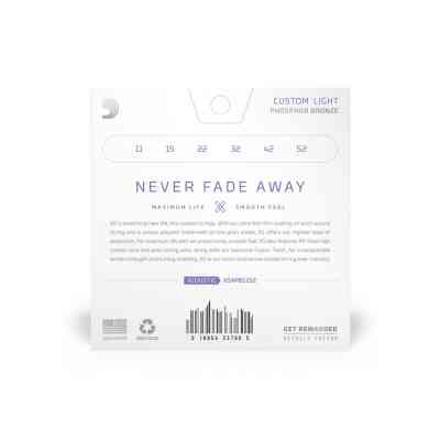 Струны для гитары D'Addario XS Phosphor Bronze Custom Light (11-52) (XSAPB1152) Винница