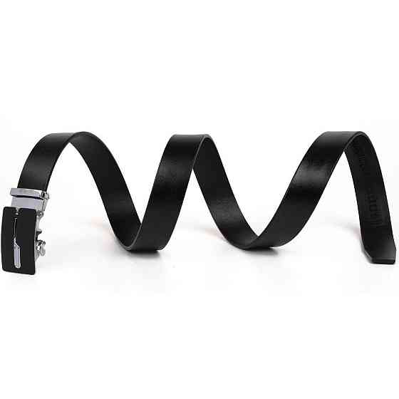 Ремень мужской с матовой пряжкой Vintage 20335 Черный Киев