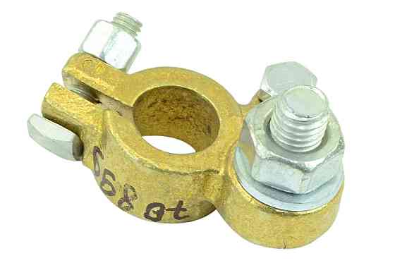 Клемма латунь (под болт 10 мм) минус АКБ Мукачево