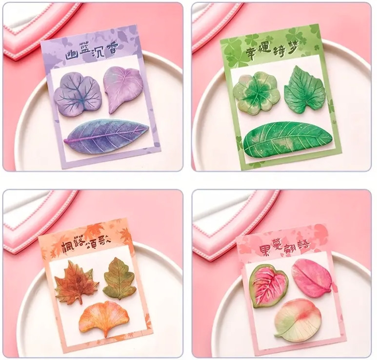 Набор стикеров «Листья и цветы» – 240 шт, 4 вида декоративных наклеек Киев - изображение 1