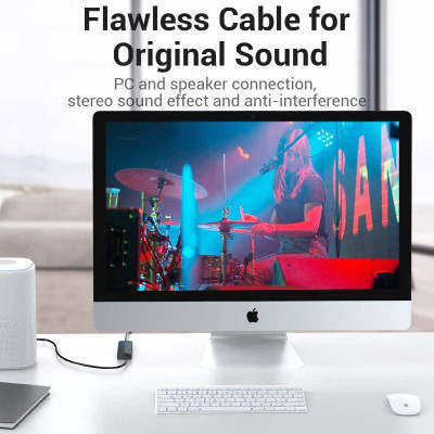 Концентратор Vention USB 3.1 Type-C to 3xUSB 3.0+MicroUSB+3.5mm Sound Adapter black (TGQBB) Винница - изображение 5