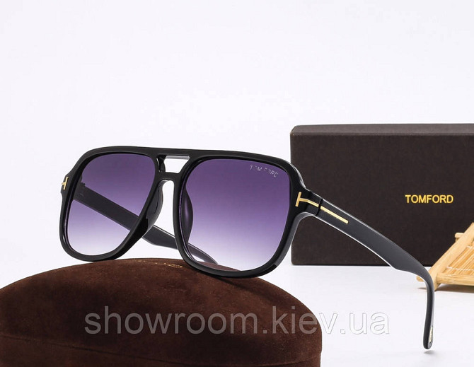 Мужские солнцезащитные очки Tom Ford A15 черные Киев - изображение 1