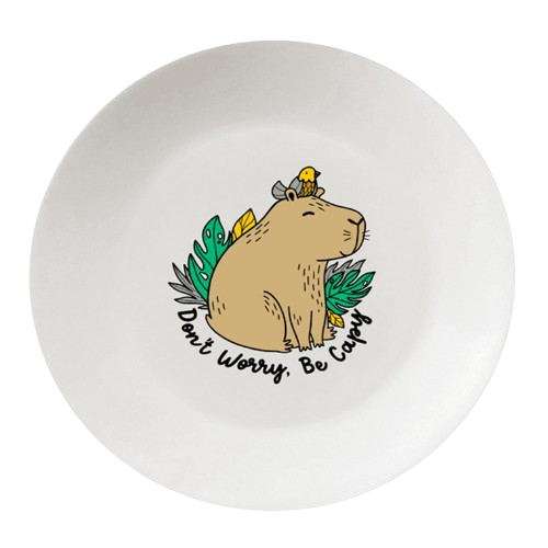 1250 Тарілка  Капібара  25см склокераміка + 
подарункова  коробка  Kvarta (8шт/уп) Житомир - фото 1