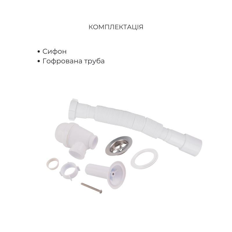 Комплект для Ванной Latwa: Смеситель для раковины LDLAT001CRM45412 + Смеситель для Ванной LDLAT006CRM45414 Киев - изображение 8