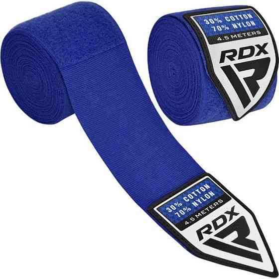 Бинти для боксу RDX WX Professional Boxing Hand Wraps Blue (4.5м.) Кам'янське