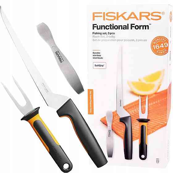 Набор Кухонных Ножей для рыбы 3 предмета Fiskars 