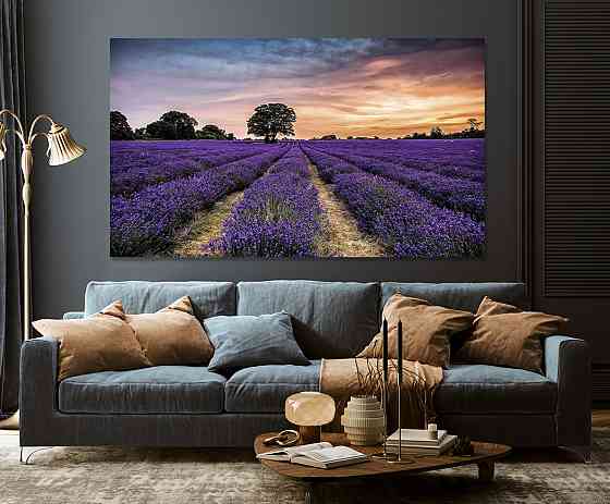 Картина холст в гостиную / спальню Лаванда  MLP_86 80x120 см Киев