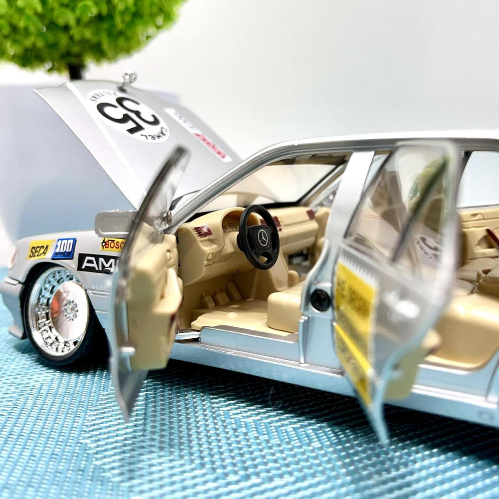 Машинка Авто Експерт Mercedes-Benz S-Class W140 металопластикова 1:24 звук світло інерція відчиняються двері капот багажник Сіра Чернигов - изображение 8