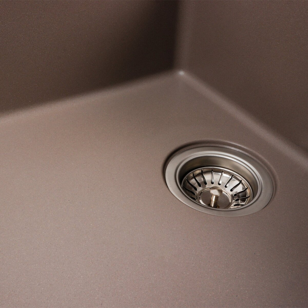 VALESO Гранітна мийка для кухні VALESO 7850 ROMA матова Дюна Киев - изображение 4