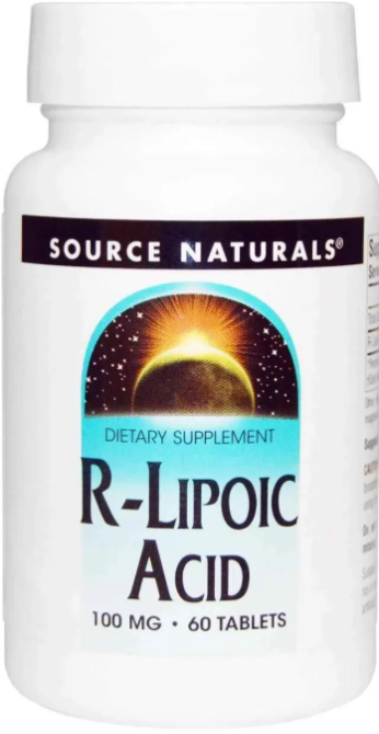 R ліпоєва кислота Source Naturals R-Lipoic Acid 100 мг 60 таб Київ - фото 1