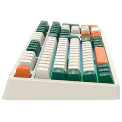 Клавиатура Canyon Shadder GKW-11 RGB Silent Wireless/Bluetooth/USB UA White (CND-SKBW11) Винница