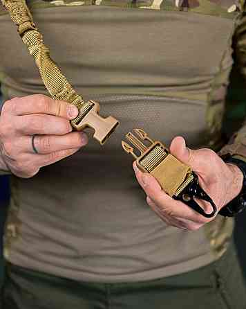 Двухточечный оружейный ремень койот ПП7604 Одесса