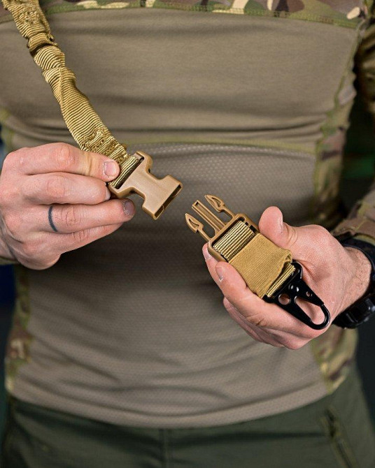 Двухточечный оружейный ремень койот ПП7604 Одесса - изображение 3